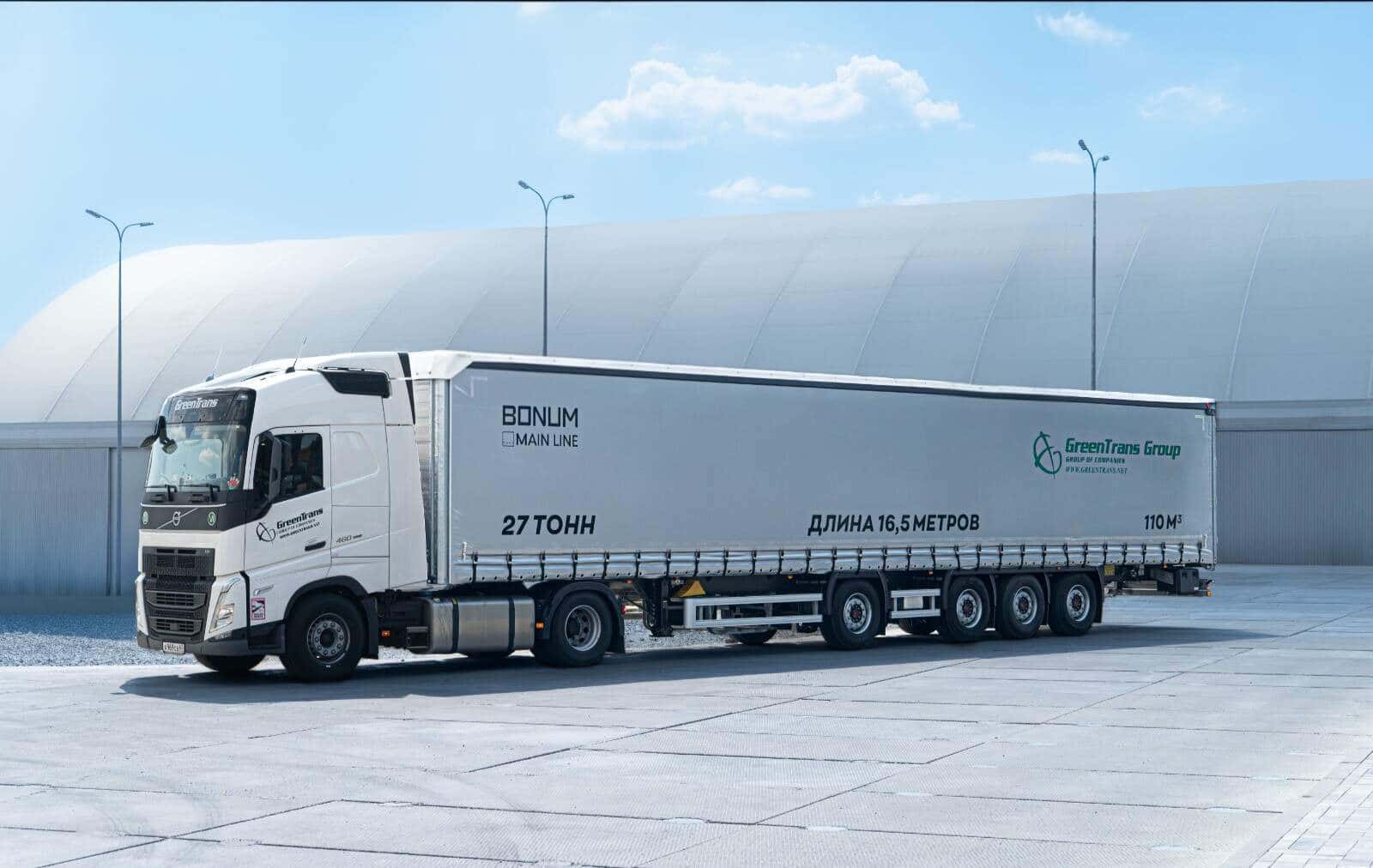 GreenTrans Group truck #19 — fleet for international freight transport