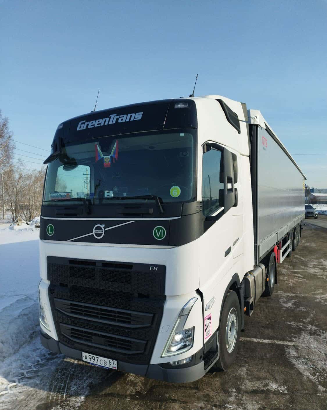 GreenTrans Group truck #6 — fleet for international freight transport