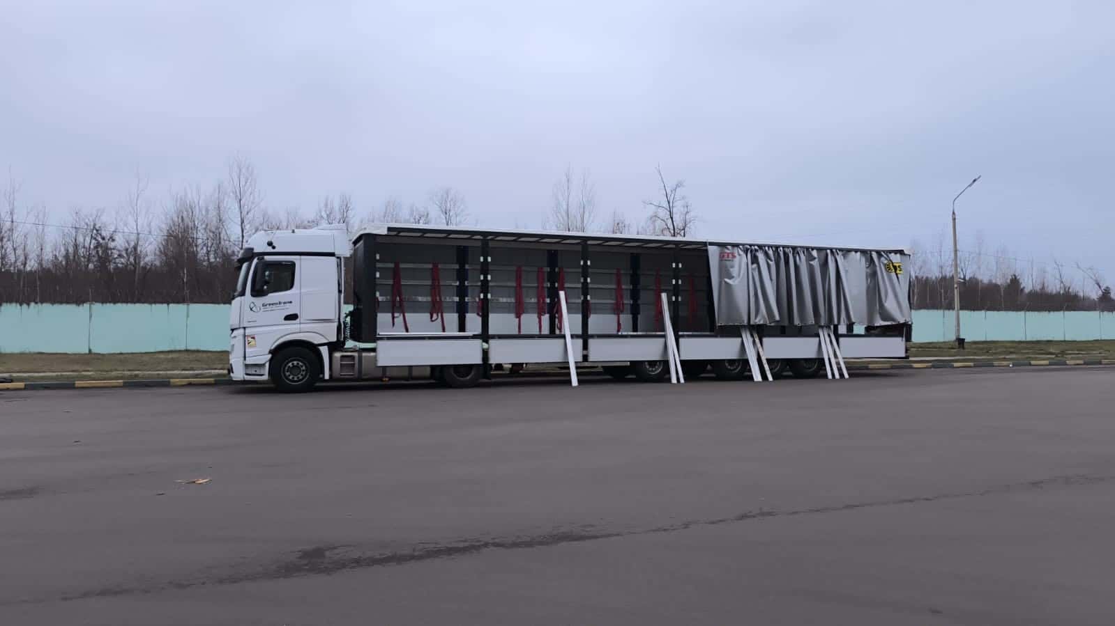 GreenTrans Group truck #7 — fleet for international freight transport