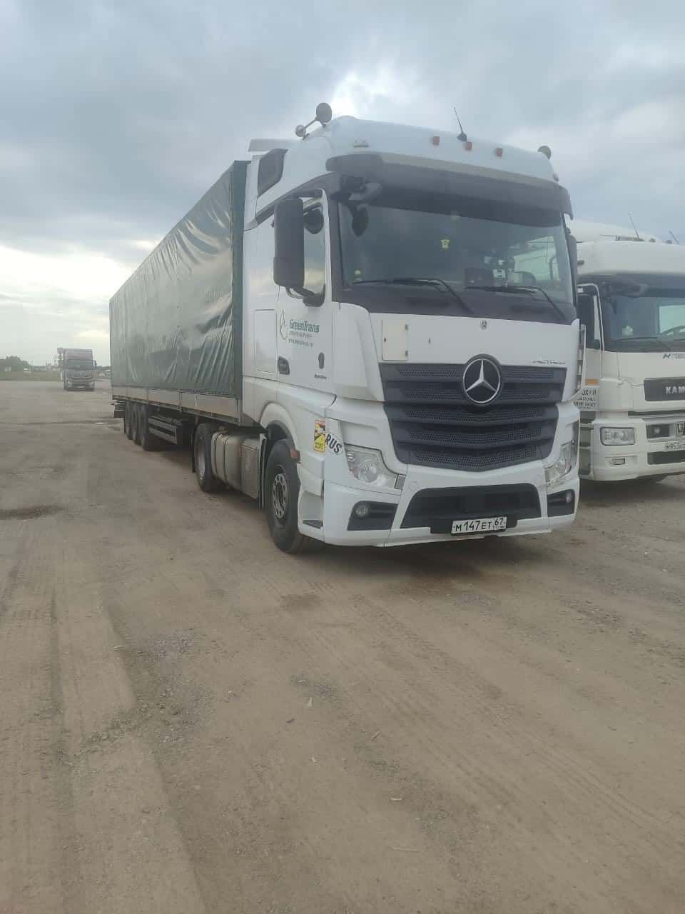 GreenTrans Group truck #8 — fleet for international freight transport