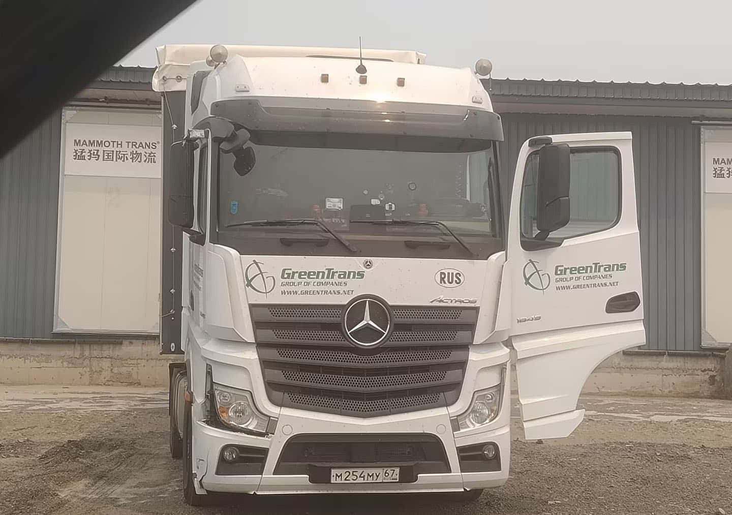 GreenTrans Group truck #10 — fleet for international freight transport