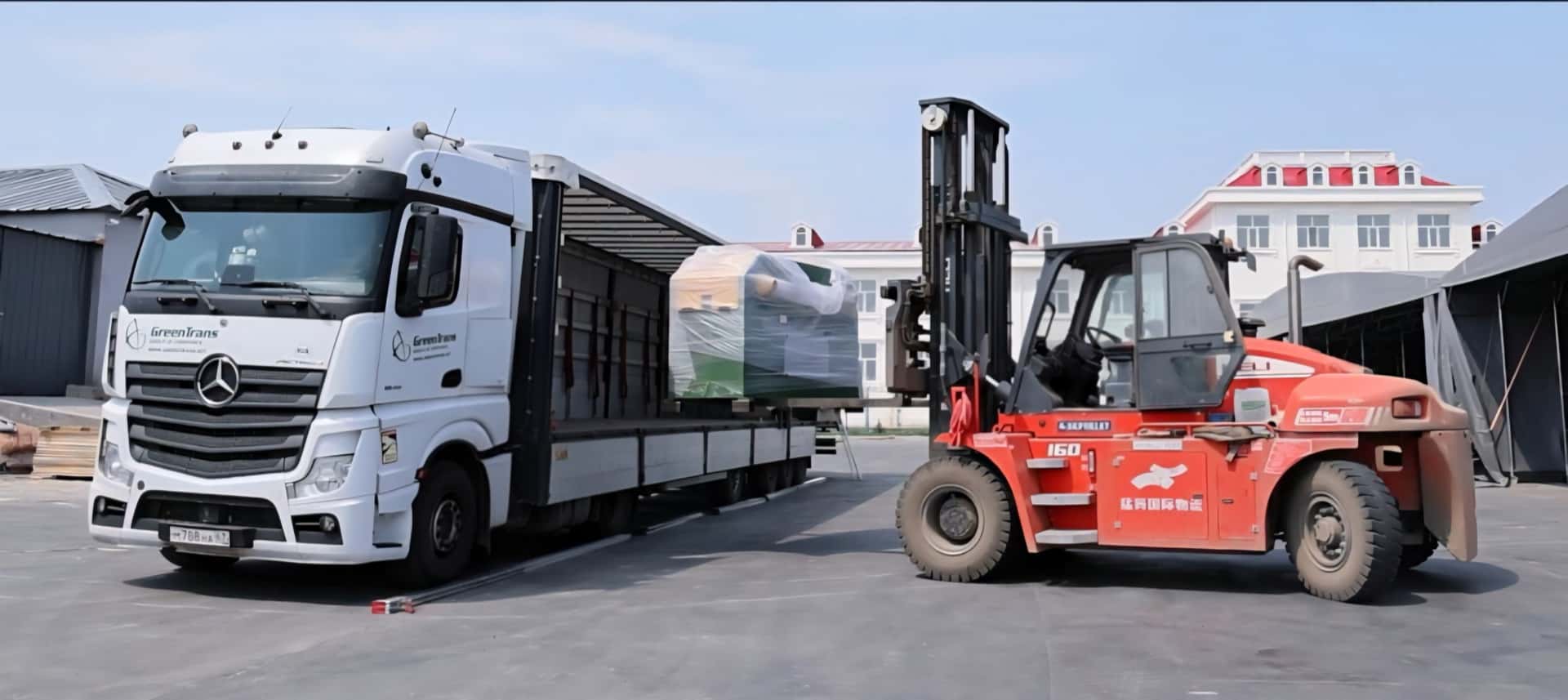 GreenTrans Group truck #11 — fleet for international freight transport