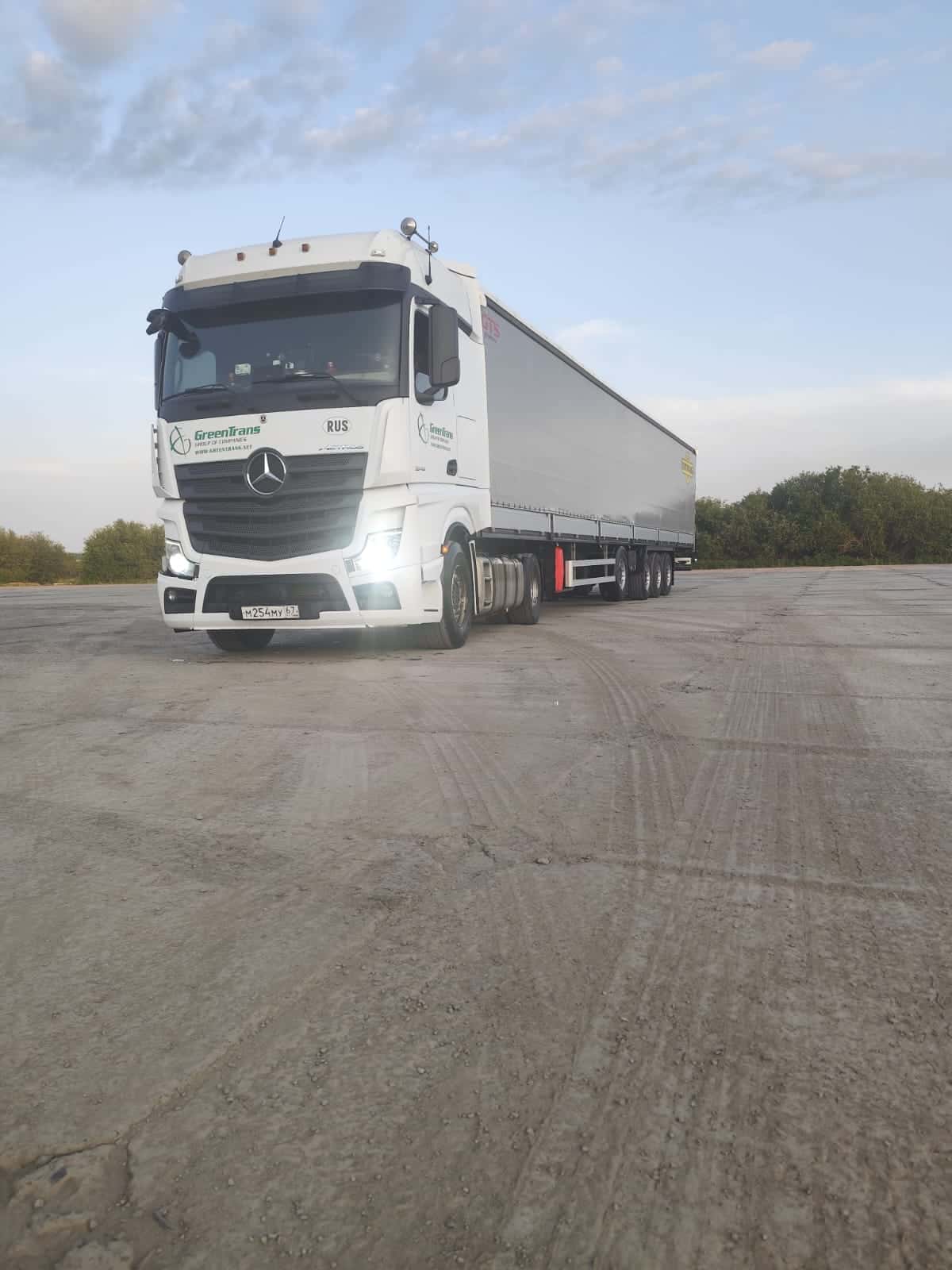 GreenTrans Group truck #16 — fleet for international freight transport