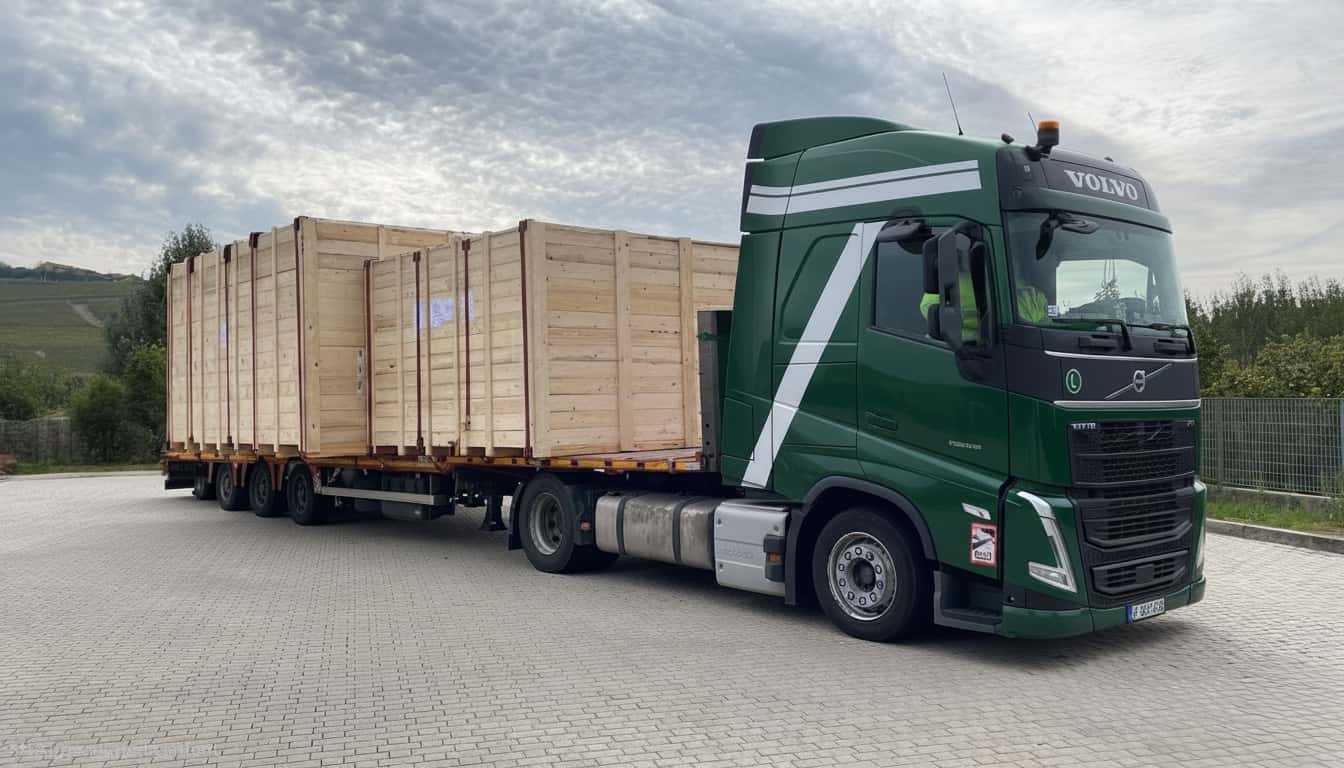 GreenTrans Group truck #17 — fleet for international freight transport